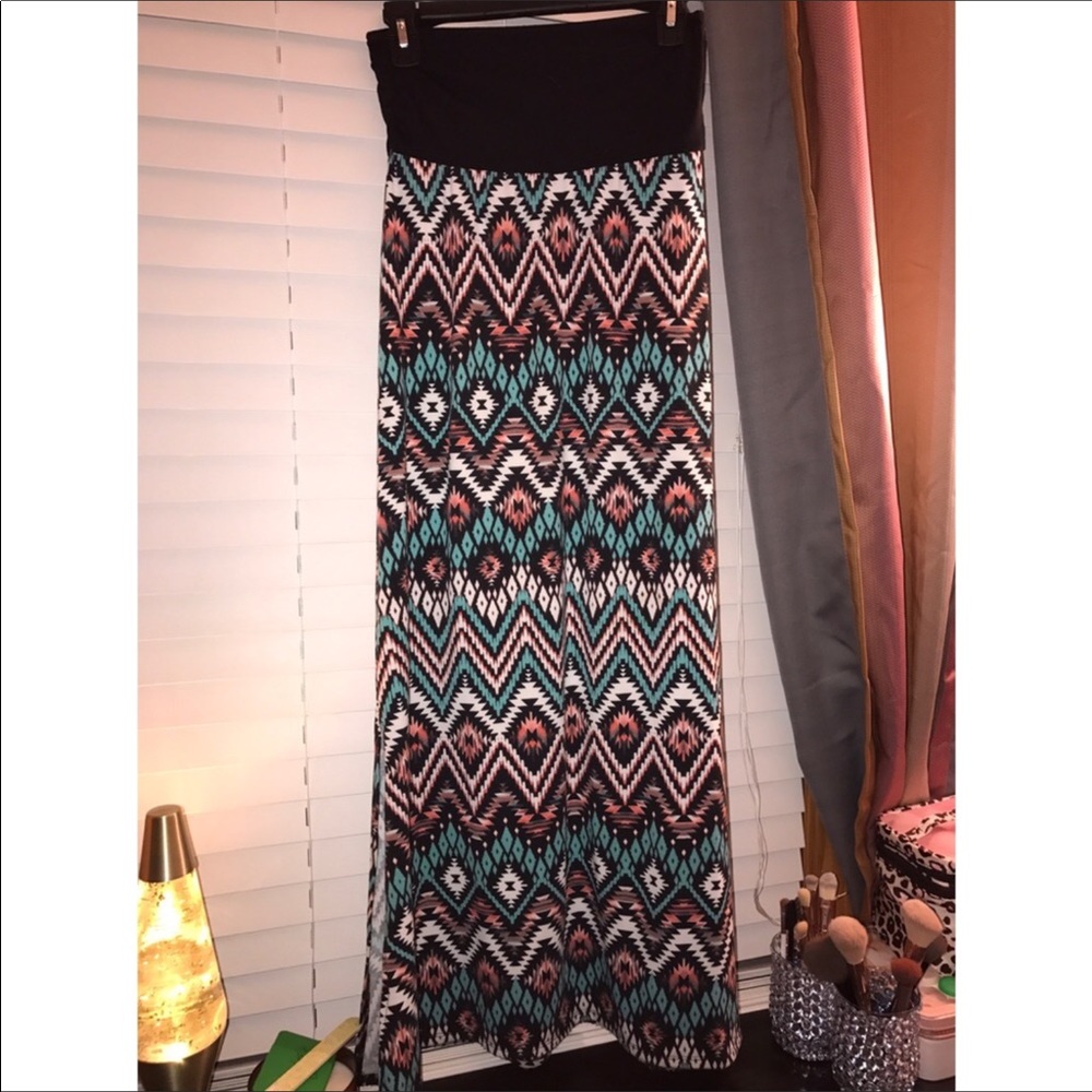 Beautiful Aztec maxi skirt